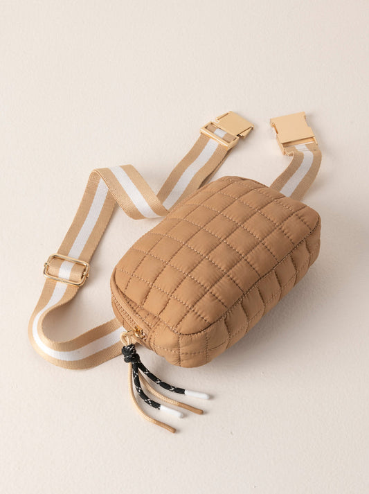 Ezra Belt Bag in Tan