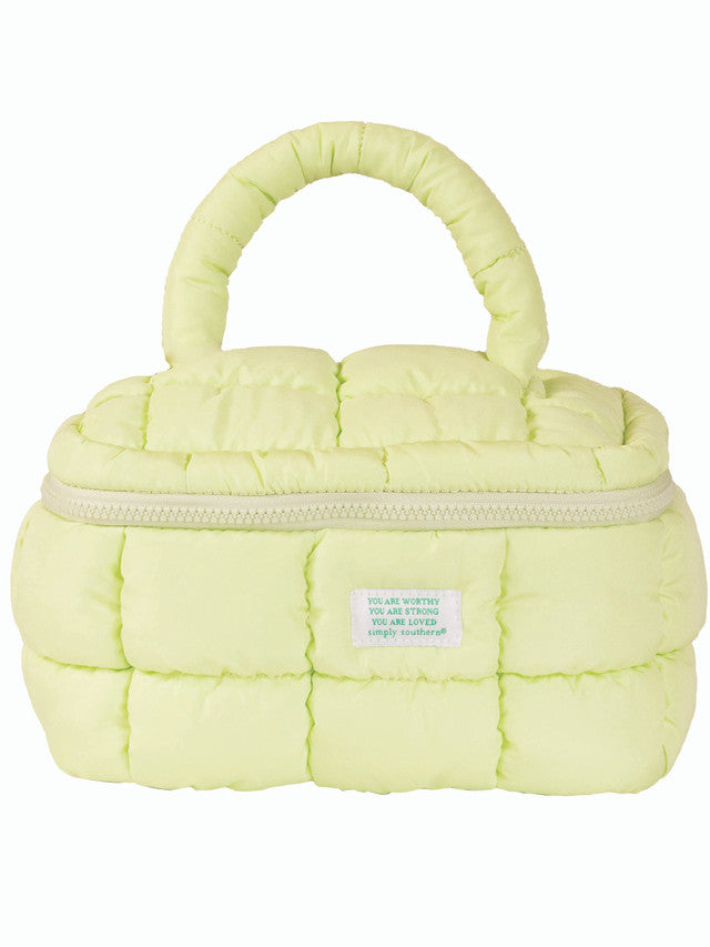 Marshmallow Glam Bag - Lime