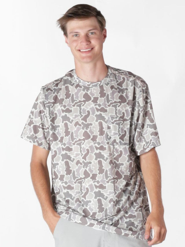 Grey Camo Bamboo T-shirt