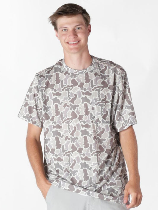 Grey Camo Bamboo T-shirt
