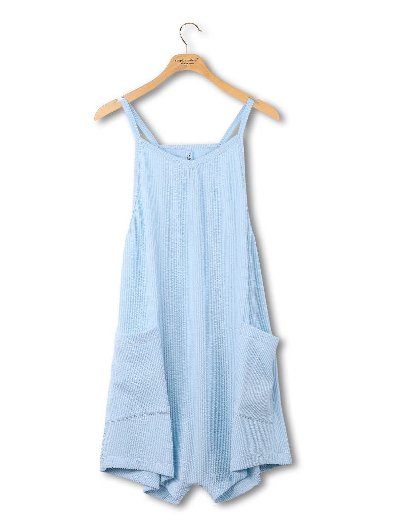 Corded Romper Tidal