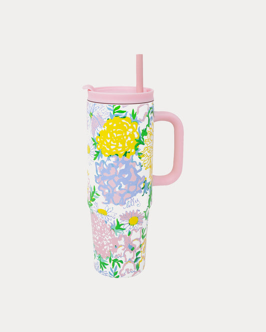 Stainless Steel 30oz Tumbler in Lilly Garden Home