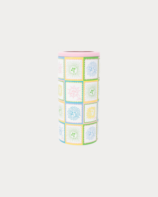 Skinny Can Holder in Sun Tiles Home