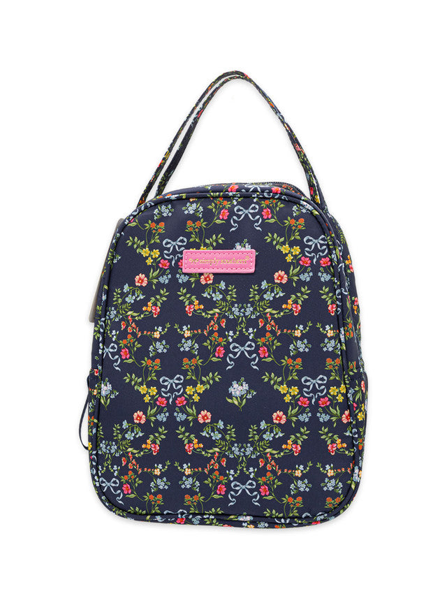 Navy Floral Lunchbox