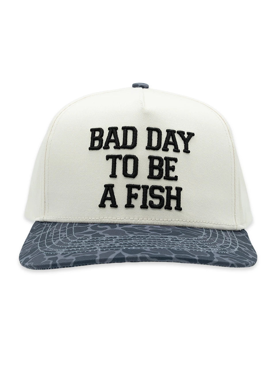 Bad Day To Be A Fish Blue Camo Hat