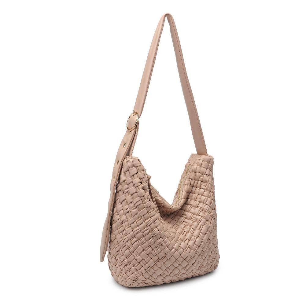 Classica Woven Crossbody: Oatmilk