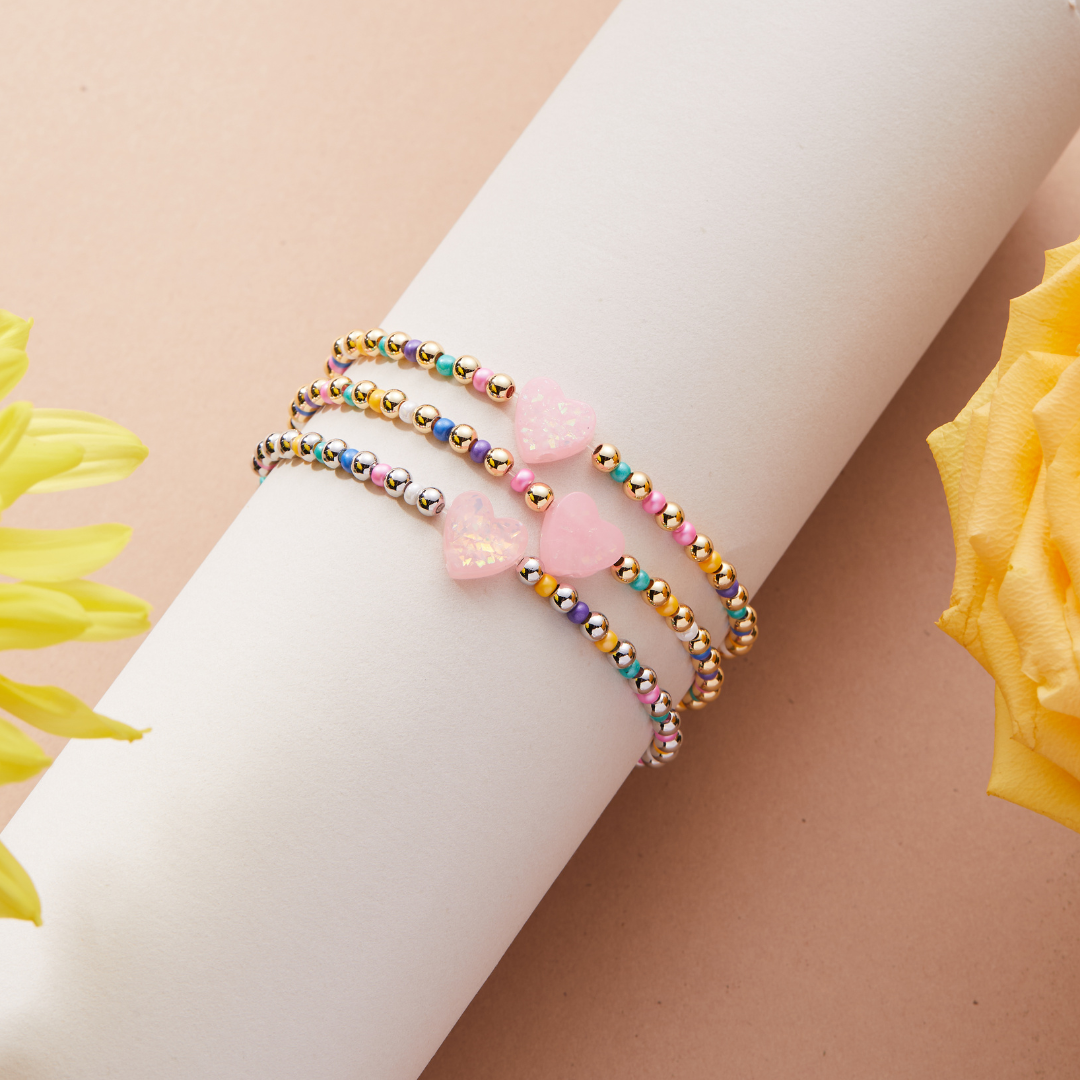 HOLY WATER UNCONDITIONAL LOVE BRACELET IN SILVE OMBRE