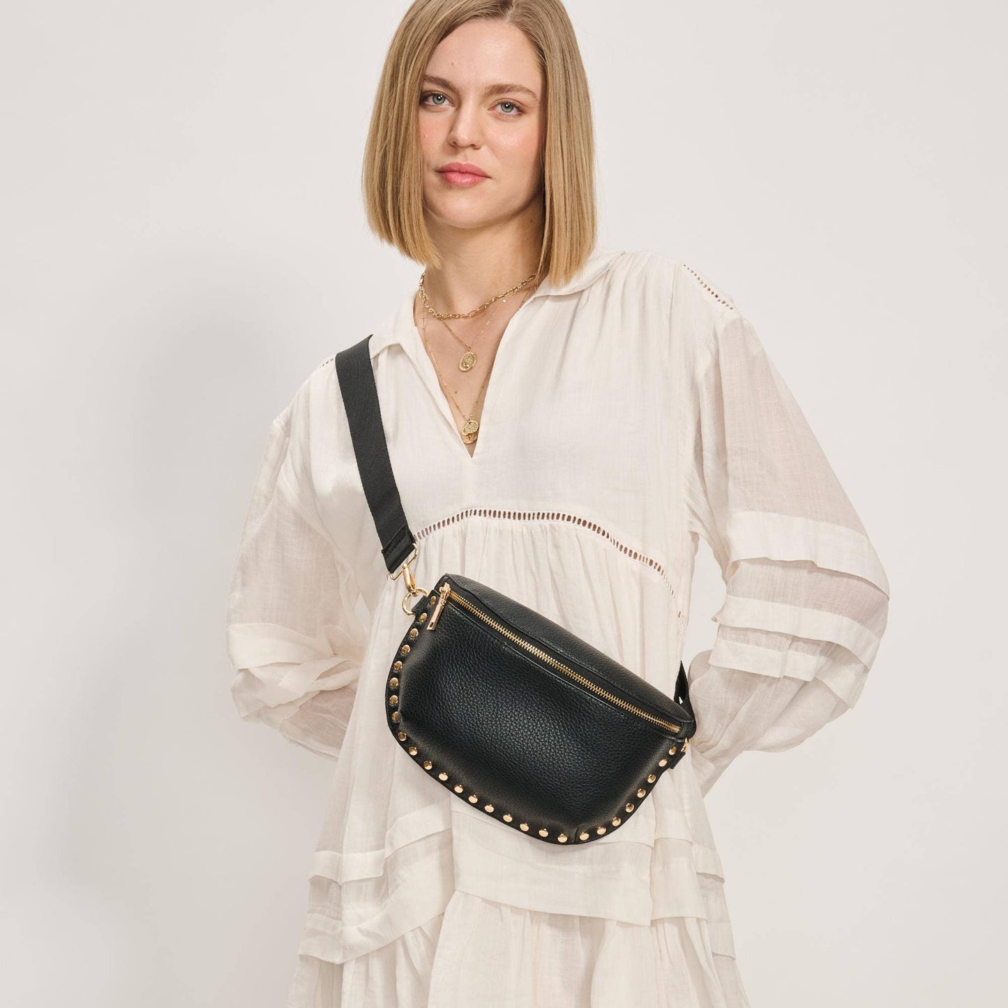 Gizelle Belt Bag: Natural