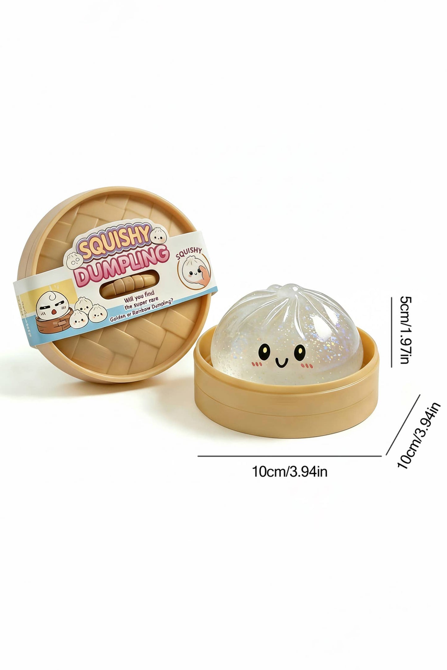 Suprise Squishy Dumplin' Toy: Gold Case