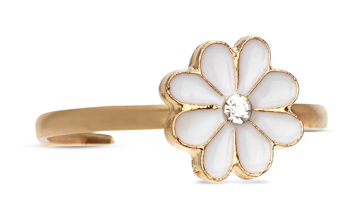 DAISY NAIL POLISH RING SET