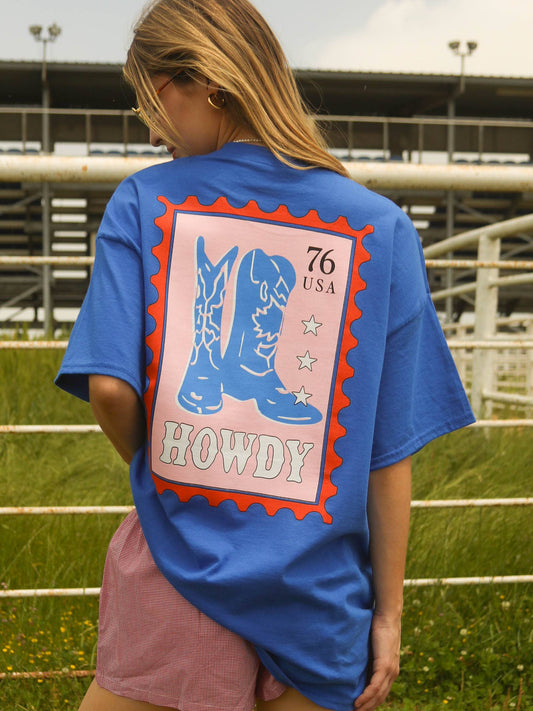 HOWDY STAMP TEE