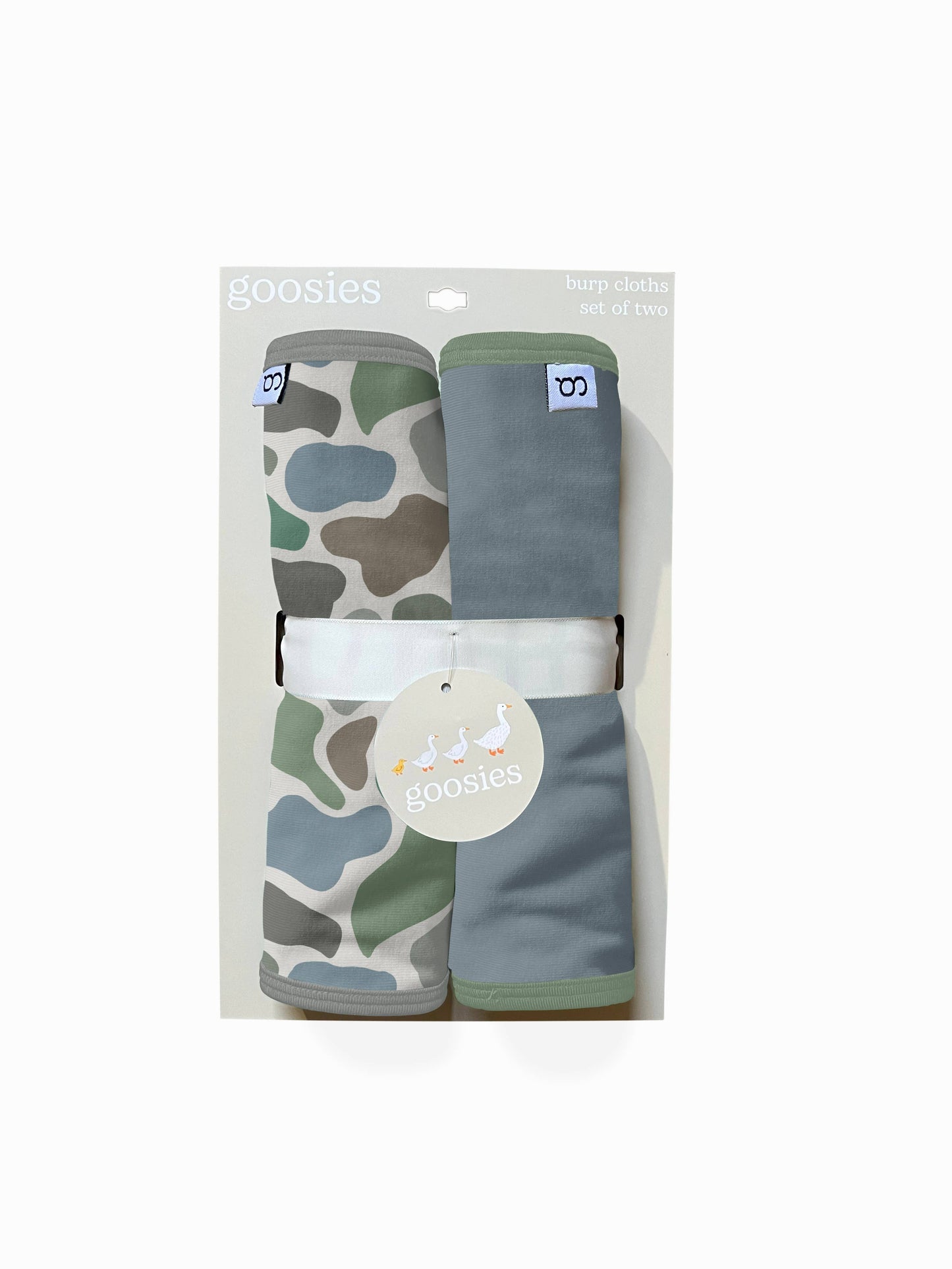 Pebble Camo Burp Cloth Set
