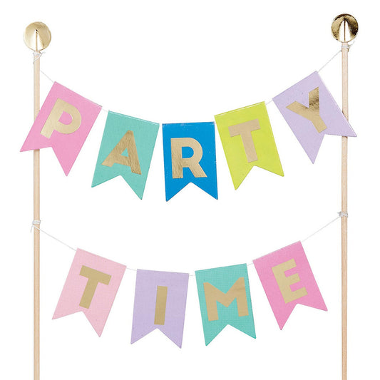 Party Time Cake Topper