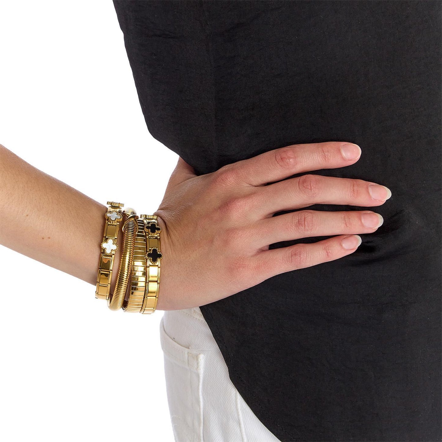 Waterproof Strech Bracelet - Stainless Steel
