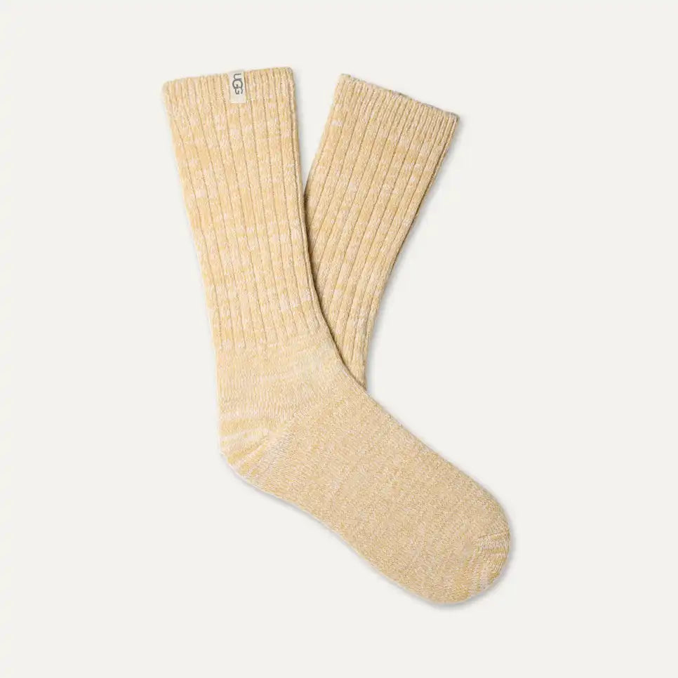Women's Rib Knit Slouchy Crew in Millet