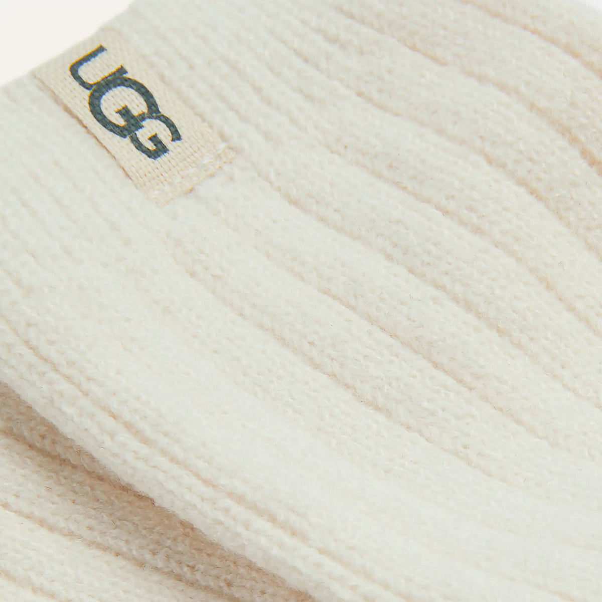 Women's Rib Knit Slouchy Crew in White