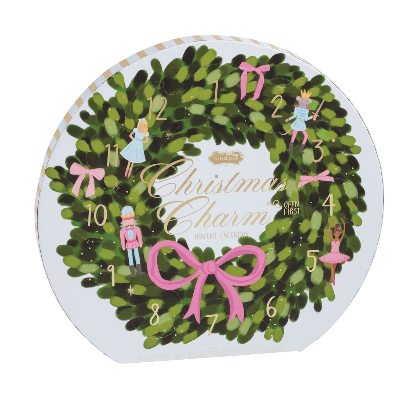 Wreath Christmas Charm Advent Calendar Set