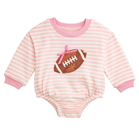 Sequin Football Bubble