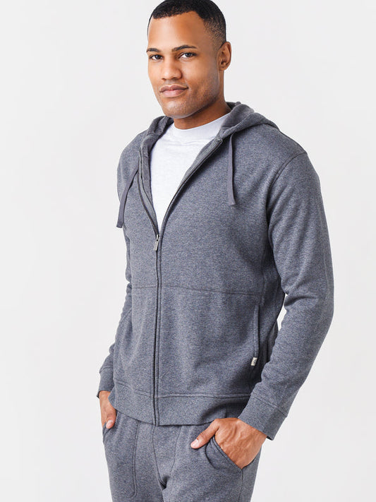 Gordon Full Zip in Grey