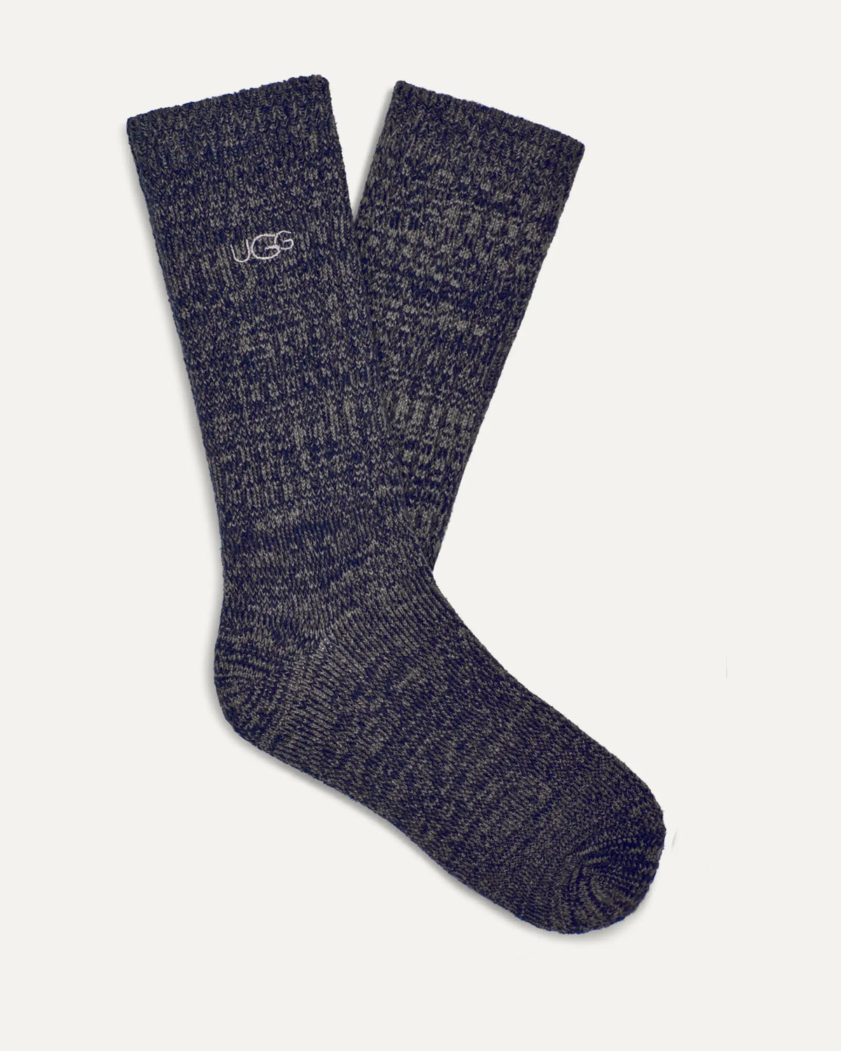 Men's Trey Rib Knit Crew in Navy