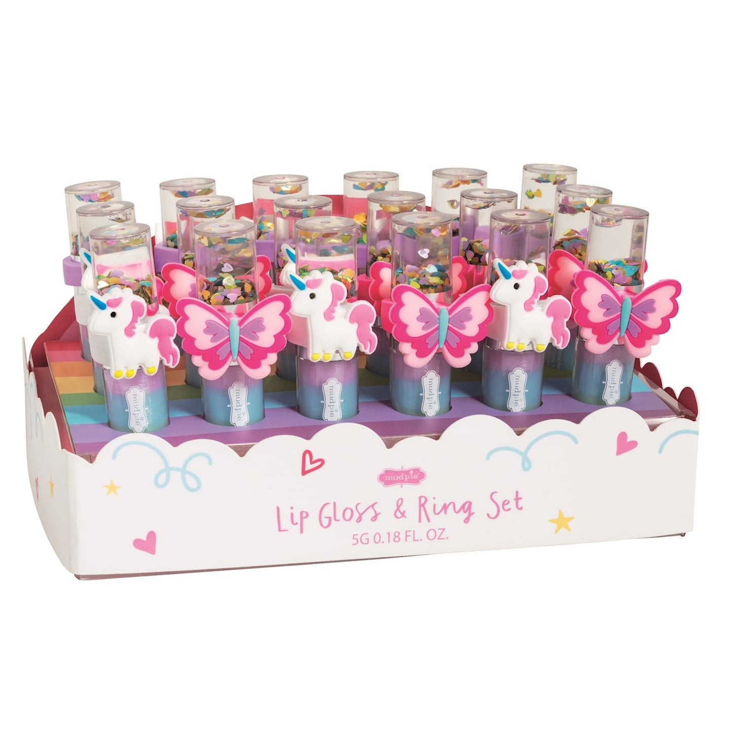 Kid's Lip Gloss & Ring Set