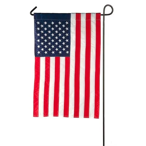 American Flag Garden Applique Flag