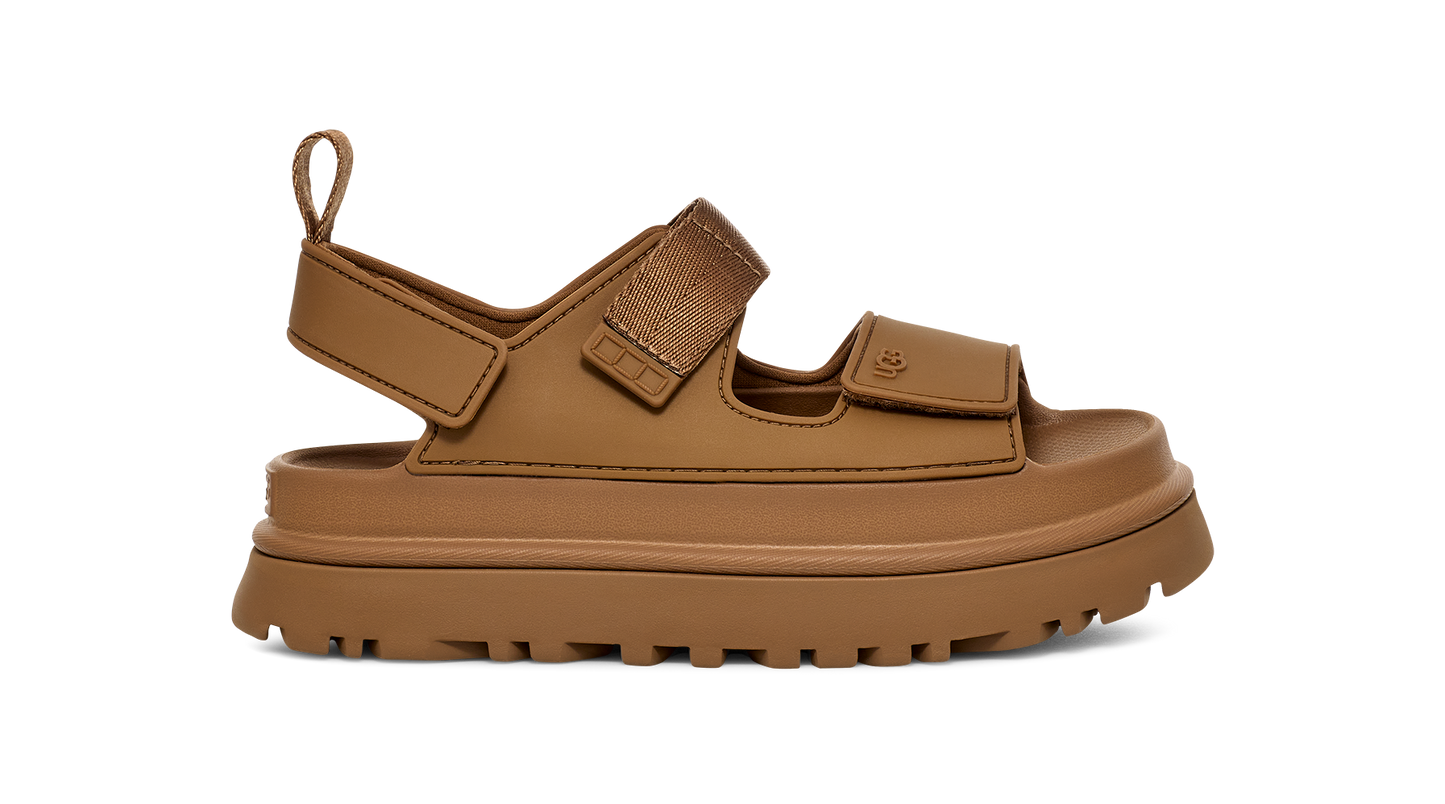 W Goldenglow Sandals in Bison Brown