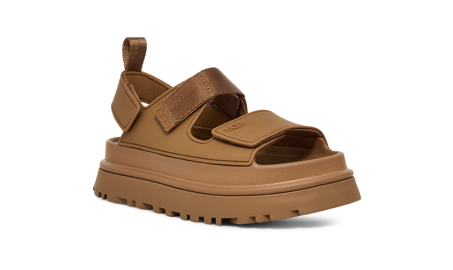 W Goldenglow Sandals in Bison Brown