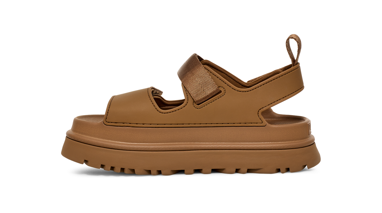 W Goldenglow Sandals in Bison Brown