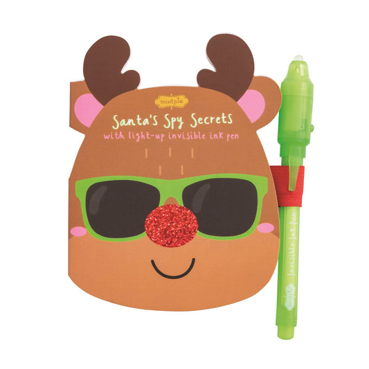 Santa's Spy Secrets Pad and Invisible Pen Set