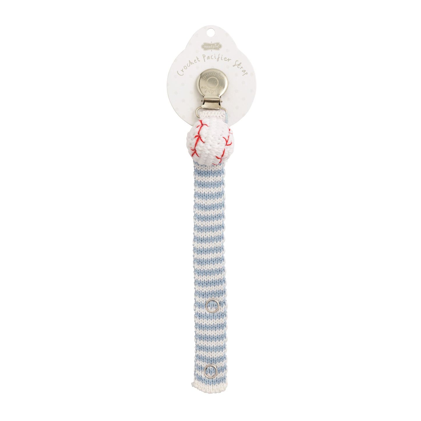 Baseball Crochet Pacy Clip