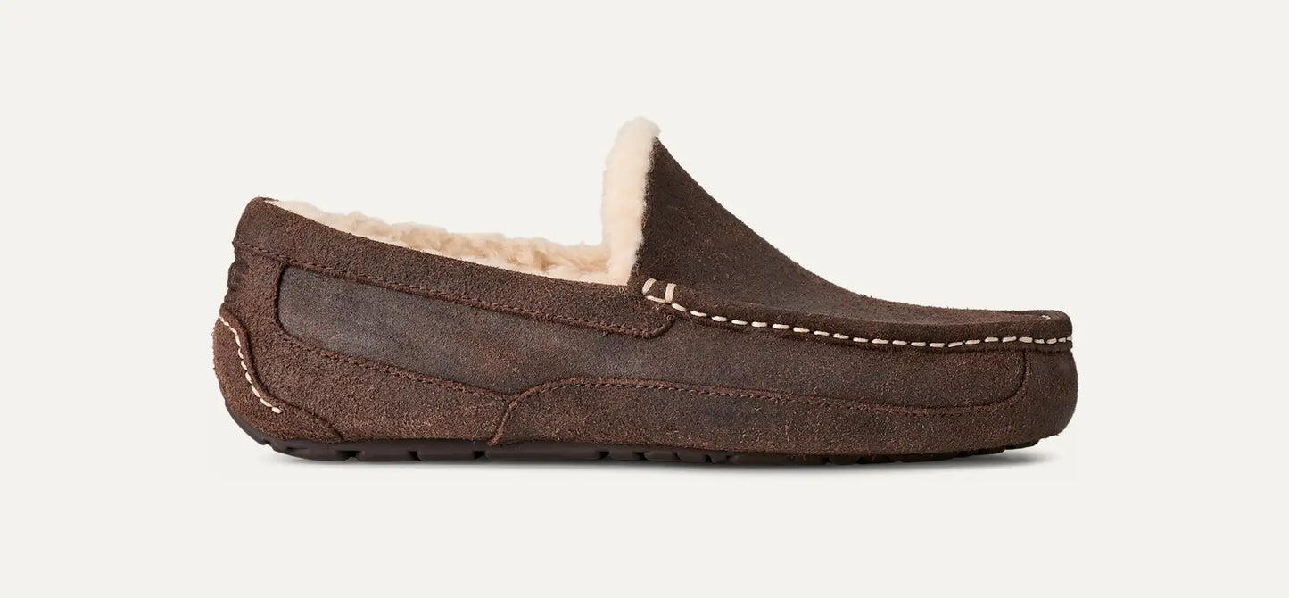 Ascot Leather Distressed Dusted Cocoa Men