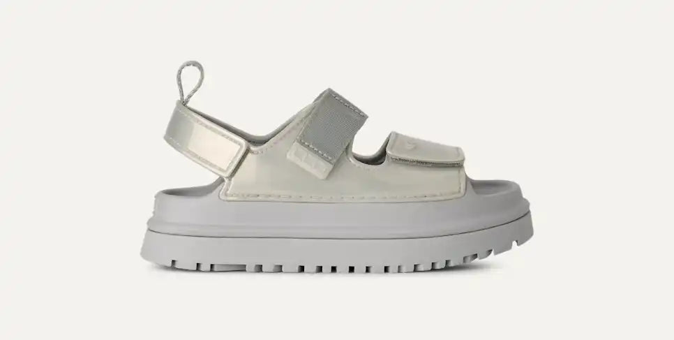 K Goldenglow Sandals Glossy Sparkles Silver