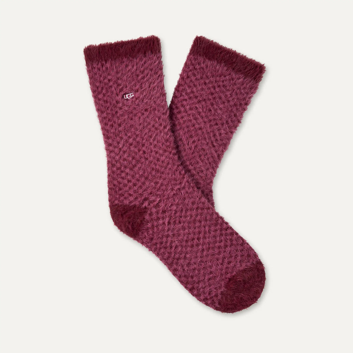Women's Enlie Crew Coffee berry / Strawberry check