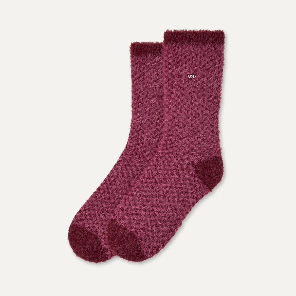 Women's Enlie Crew Coffee berry / Strawberry check