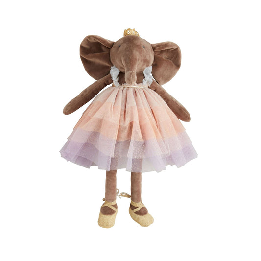 Poppy the Elephant Velvet Princess Plush