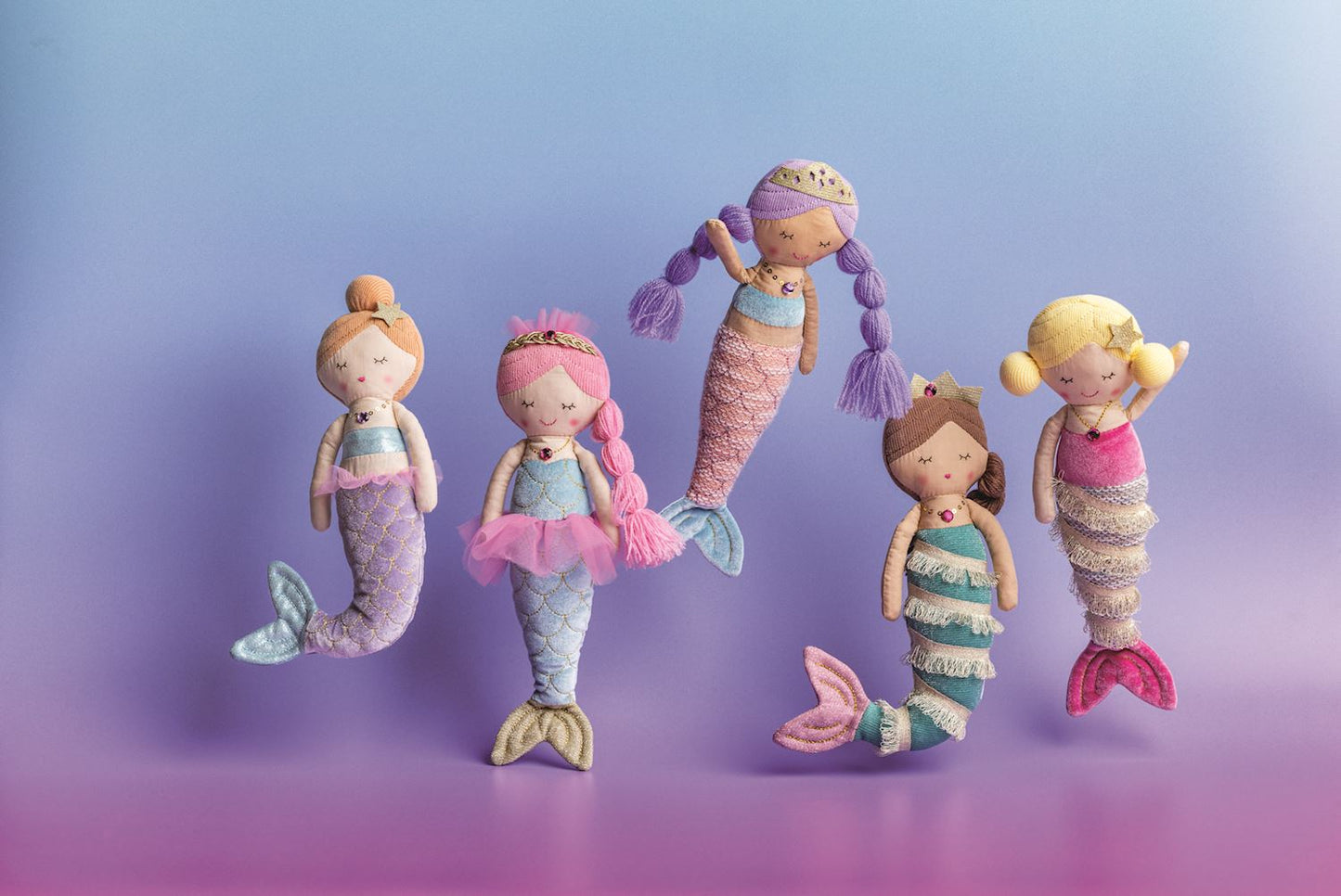 Mermaid Besties Orange Bun