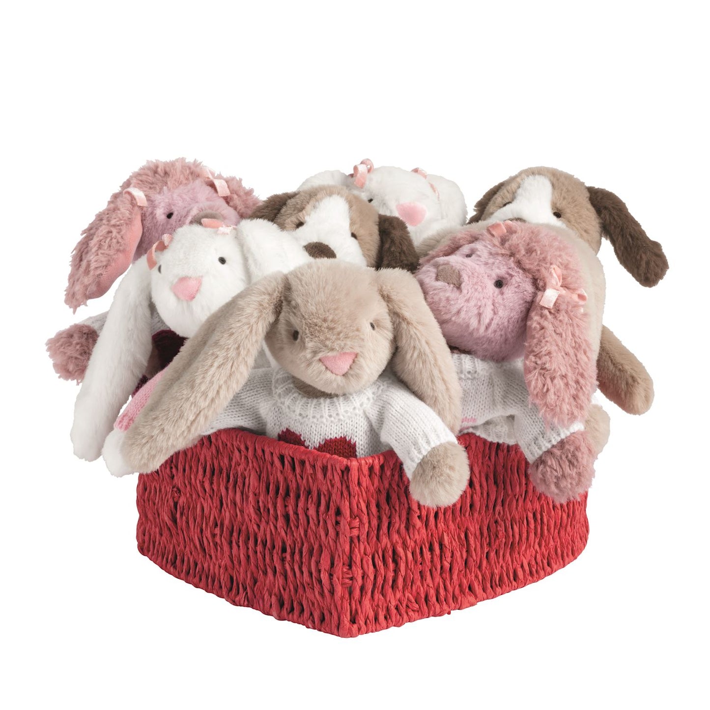 Animal Valentine Sweater Plush Pals