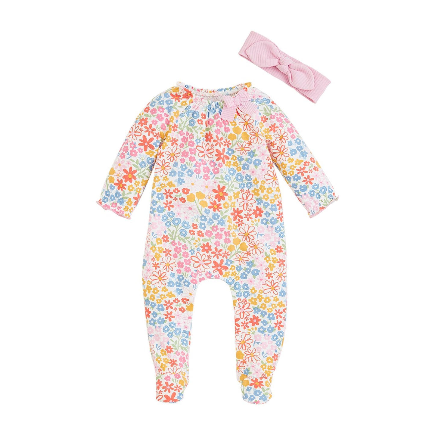 Rainbow Ditsy Floral Sleeper