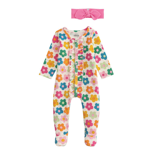 Flower Power Sleeper & Headband Set