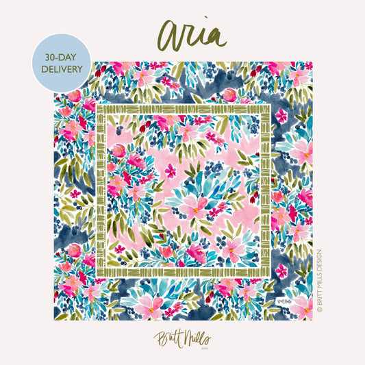 Britt Mills Mahjong Mats Non-Neoprene): Aria