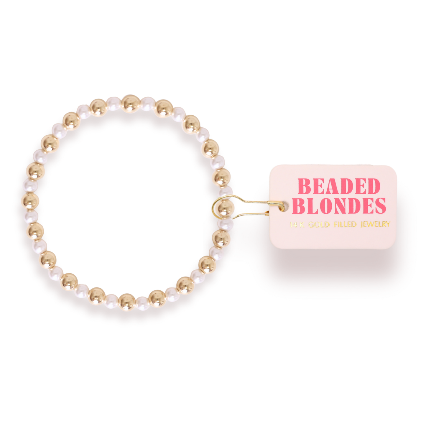 Anna Pearl Bracelet in Gold: Standard 6.75 Inch