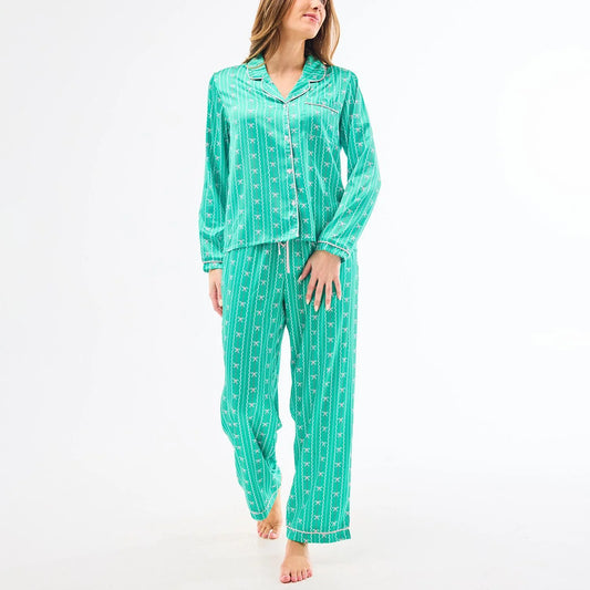 Charlotte In a Bow Christmas Pajama Set