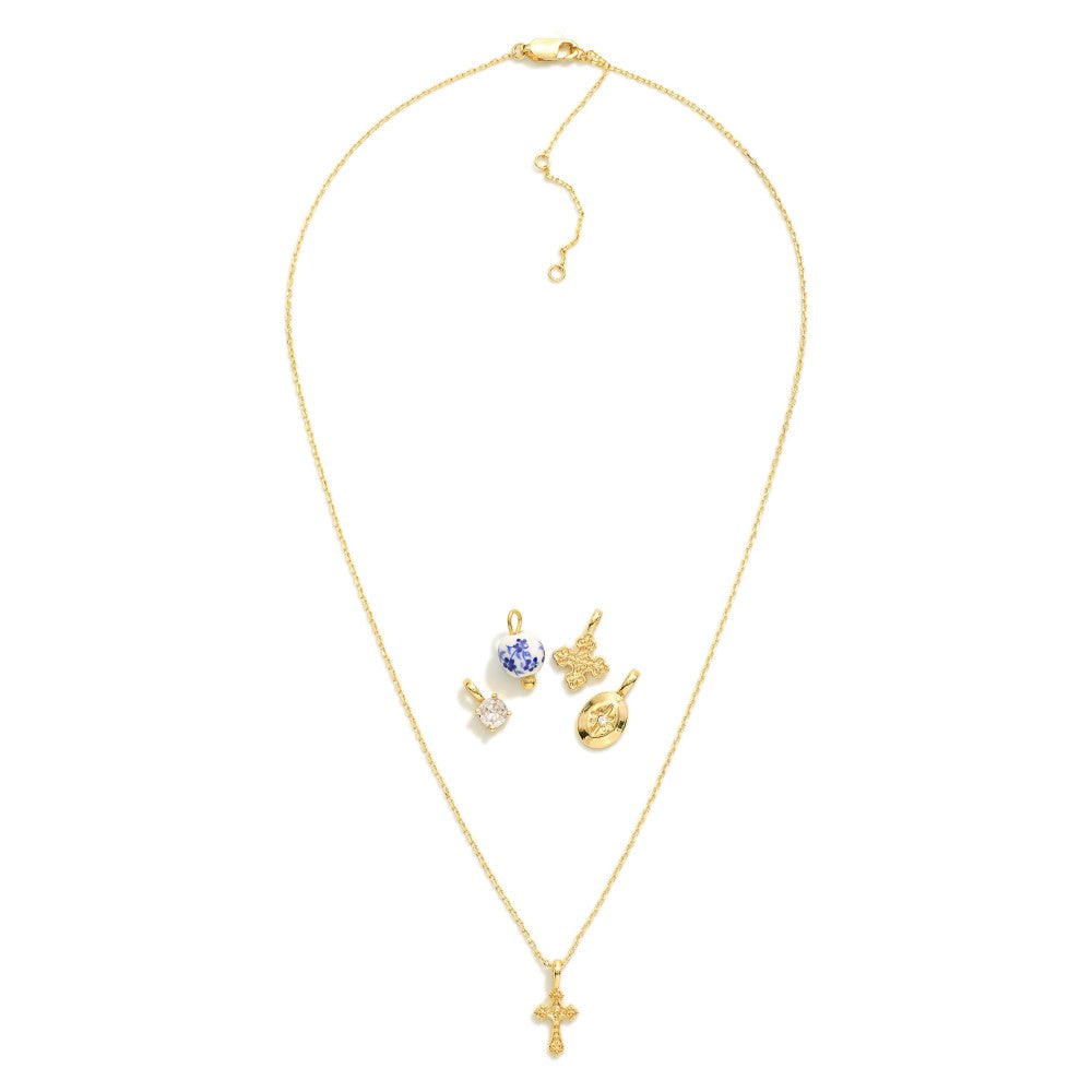 Necklace Set with Interchangeable Pendants