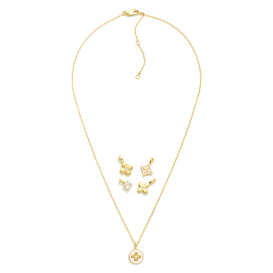 Necklace Set with Interchangeable Pendants