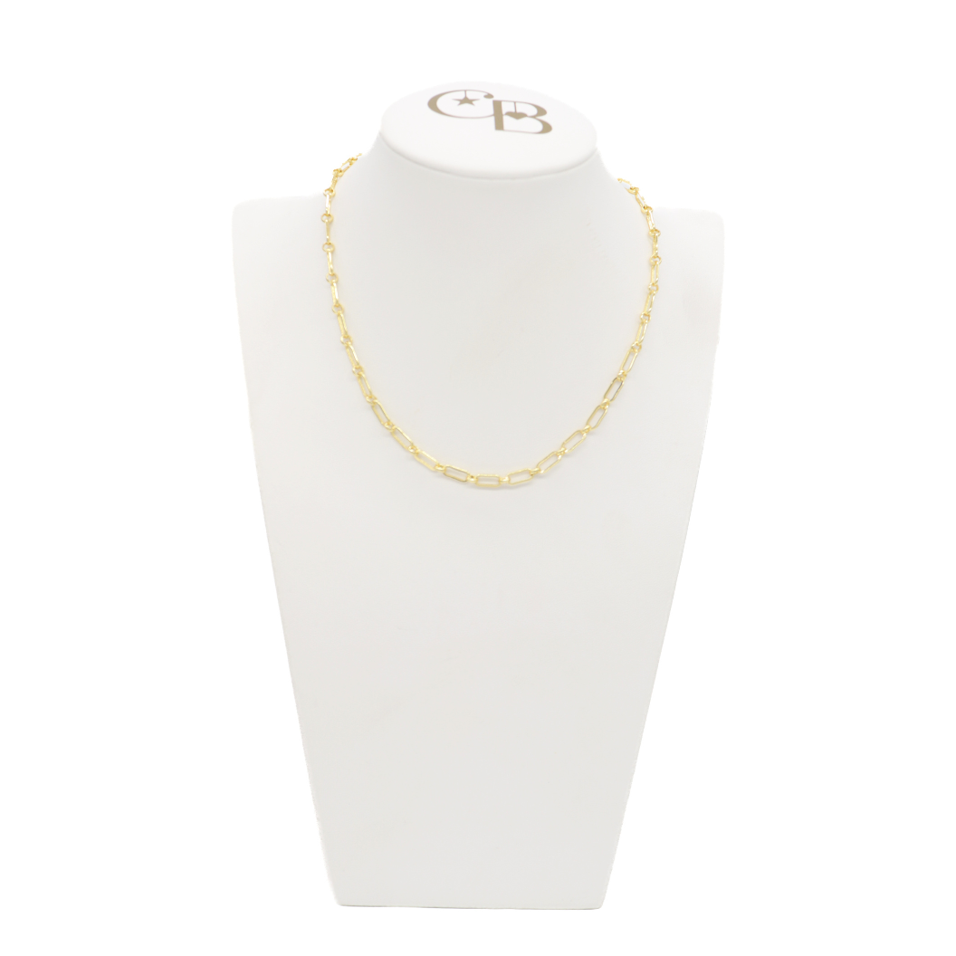 *Gold Paige Necklace: 16"