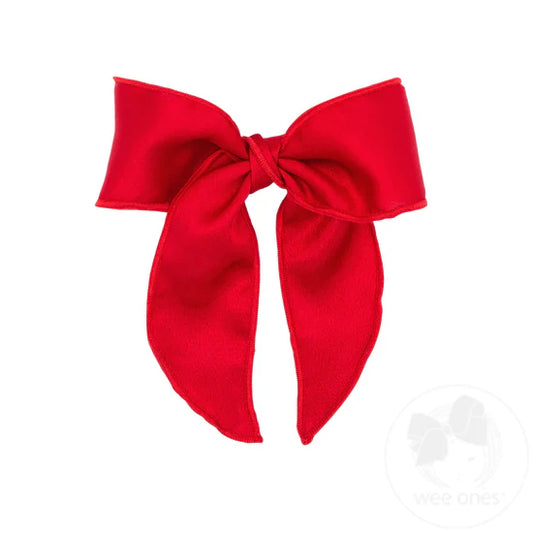 Medium Satin Fabric Bow