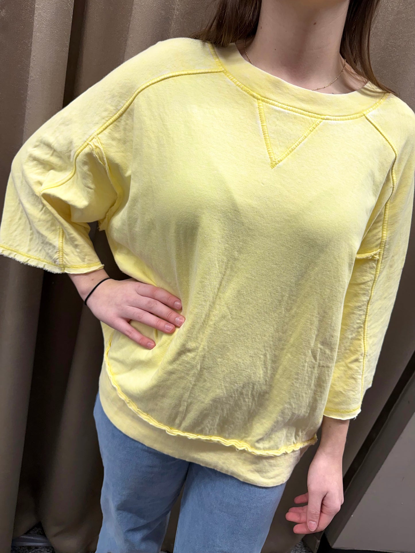Cotton Gauze Relaxed Top