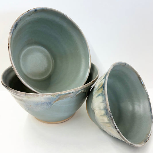 Nesting Bowl Set of 3 in Peaceful with Lapis