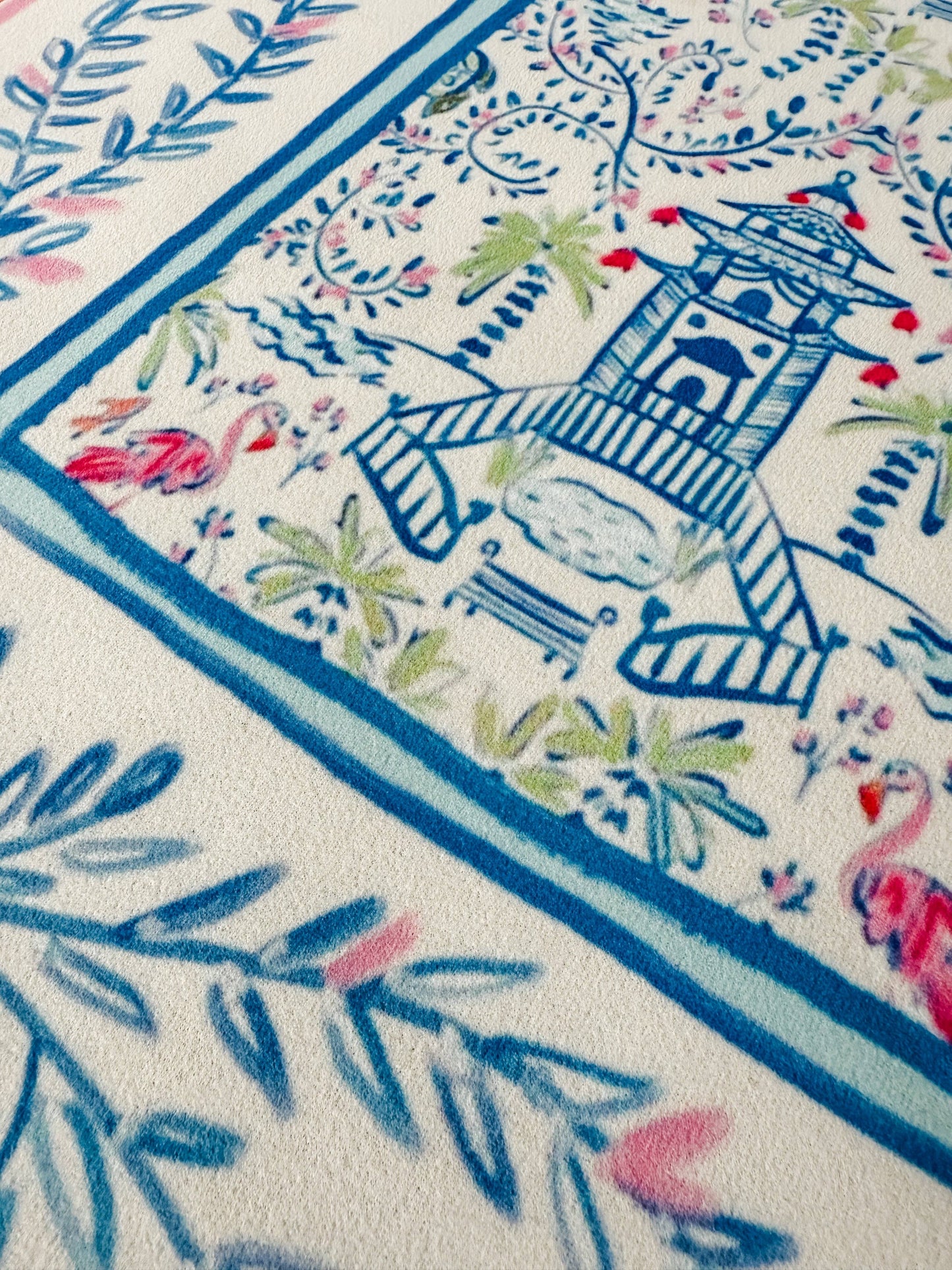Britt Mills Mahjong Mats (Non-Neoprene): Colorful Chinoiserie
